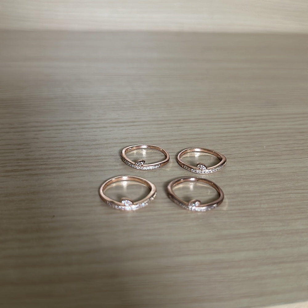 Express Rose Gold Stackable Rings 8 - image 8